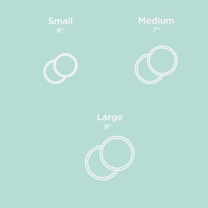 Waggo Habit Silicone Dog Placemat – Set of 2 Modern Heavyweight Silicone Dog Food Mats, Dishwasher Safe, Non-Slip, Solid Color – Black (Medium, 7")