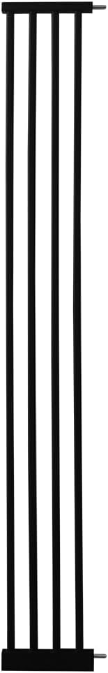 Lumizone Extra Tall Pet Gate 55.12" High Pressure Mounted 8.27" Wide Extension kit 1.37" Gap (Black, 55.12" H× 8.27" W, Extension)