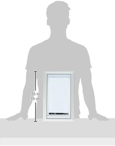 IDEAL PET PRODUCTS Since 1979 Ideal Pet Products Screen Guard Pet Door, Medium, 7" x 11.25" Flap Size, White