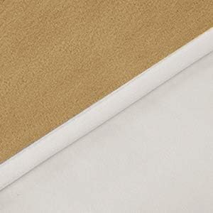 Ameritex Pet Bed Blanket Reversible 100% Waterproof Velvet Super Soft for Sofa and Bed (82x82 Inches, Cream+Sand)