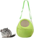 Pet Carrier Backpack for Small Animals, Travel Handbag for Cat, Puppy, Guinea Pig, Hedgehog, Hamster (Green, S)