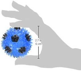 Gnawsome 2.5” Squeak & Light Soccer Ball Dog Toy - Small, Promotes Dental and Gum Health for Your Pet, Colors will vary, 2.5" for All Breed Sizes