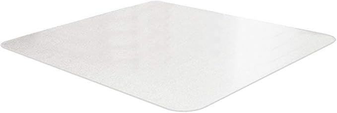 Under Pet Cage Mat for Bird Cages, Reptile Aquariums, Dog Kennels, Water-Resistant Pad for Hard Floors and Surfaces, 48 Inches x 48 Inches, Clear