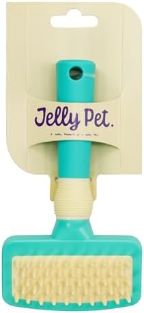 JELLY PET Deshedding Dog Bath Brush Scrubber for Short Haired Dogs, Dog Deshedding Brush Tool, Bath Brush for Puppy, Pet Shower Scrubber, Shower Supplies, Pet Wash Brush, Puppy Grooming Essential