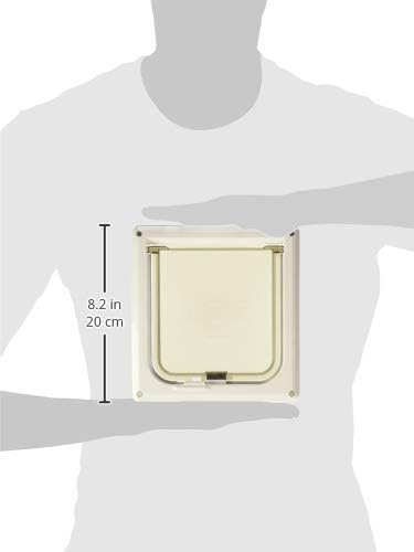 PetSafe Interior 2-Way Locking Cat Door - Allows Convenient Movement Between Rooms & Minimizes Scratching - Tinted Durable Plastic Privacy Door for Feeder & Litter Box,(Pack of 6)