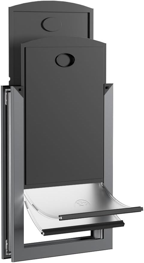 Rescumascer Extra Large Dog Door for Door, XL Dog Door with Aluminum Frame, Pet Door for Dogs up to 220lbs