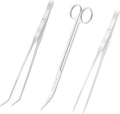 LILYS PET Stainless Steel Aquarium Tank Aquatic Plant Tools Sets (3 in 1)