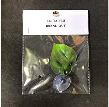 CousDUoBe 4 Pack Betta Fish Leaf Pad Improves Betta's Health by Simulating The Natural Habitat - Natural, Organic, Comfortable Rest Area for Fish Aquarium