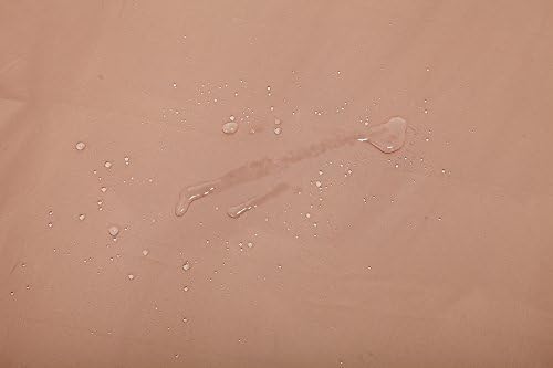 Dog Bed Cover – Waterproof Cover for Dog Bed – Heavy Duty, Machine Washable Zippered Liner – Durable, USA-Made Fabric for Pets – Ideal Pet Bedding Protector for Accidents and Messes - Large (Tan)