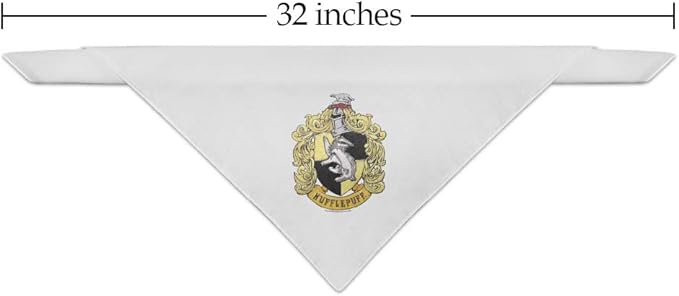 GRAPHICS & MORE Harry Potter Hufflepuff Painted Crest Dog Pet Bandana