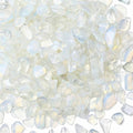 YATOJUZI Opal 1LB Aquarium Gravel Rocks Bulk Wholesale Tumbled Crystals Stones Chips Crushed Reiki Energy Balancing Gemstones for Planters Vase Filler Fountain Fish Tank Potted Decor