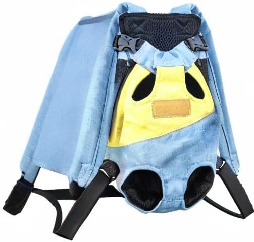 Pet Carrier Backpack, Adjustable Backpack Legs Out Easy-fit Chest Carrier for Medium Dogs Cats Puppies