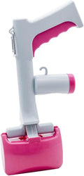 Poop Scoop Handle Waste Pickup Shovel for Dogs and Cats Outdoor Cleaning Tool Rosy Easy One-Handed for Quick Cleanups