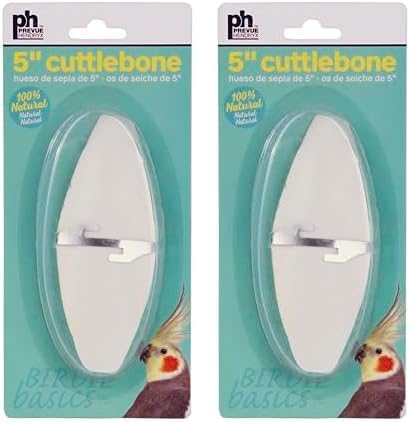 Prevue Pet Products Bpv1143 5-Inch Bird Cuttlebone, Medium (Pack of 2)