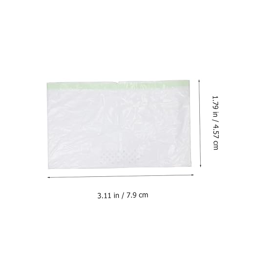7pcs Cat Litter Filtering Bags Practical Pet Waste -up Pouches Automatic Closure for Easy Use for Litter Management White
