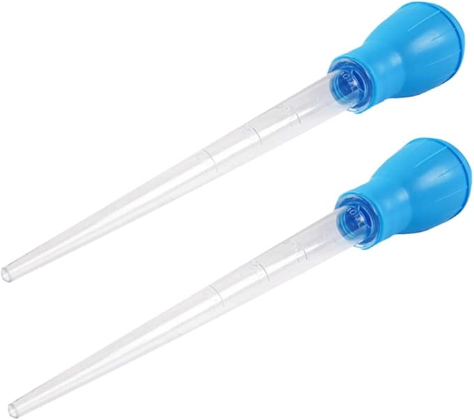 BESPORTBLE 3sets Aquarium Manual Clean Pipette 30ml Fish Tank Drainage Safe Material Tool 2pcs*3