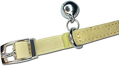 CHUKCHI Heart Bling Cat Collar with Safety Belt and Bell 8-11 Inches