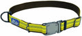 Coastal Pet K9 Explorer Reflective Adjustable Dog Collar - Comfortable Collar for The Outdoors - Durable, Lightweight Accessory with Side-Release Buckle - Goldenrod, 5/8" x 10-14"
