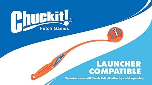 Chuckit! Dog Tennis Ball Dog Toy, Large (3 Inch Diameter) for dogs 60-100 lbs, Pack of 2