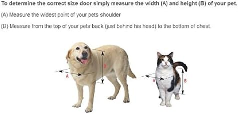 Ideal Pet Products Air Seal Pet Door with Telescoping Frame, Small, 6.63" x 7.25" Flap Size