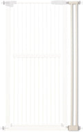 Lumizone Extra Tall Cat Gate Extension Kit 61.02" High Pressure Mounted 4.13" Extra Wide 1.37" Gap No Drilling Tall Pet Gate for Dogs (Cream, 61.02" H x 4.13" W, Extension)