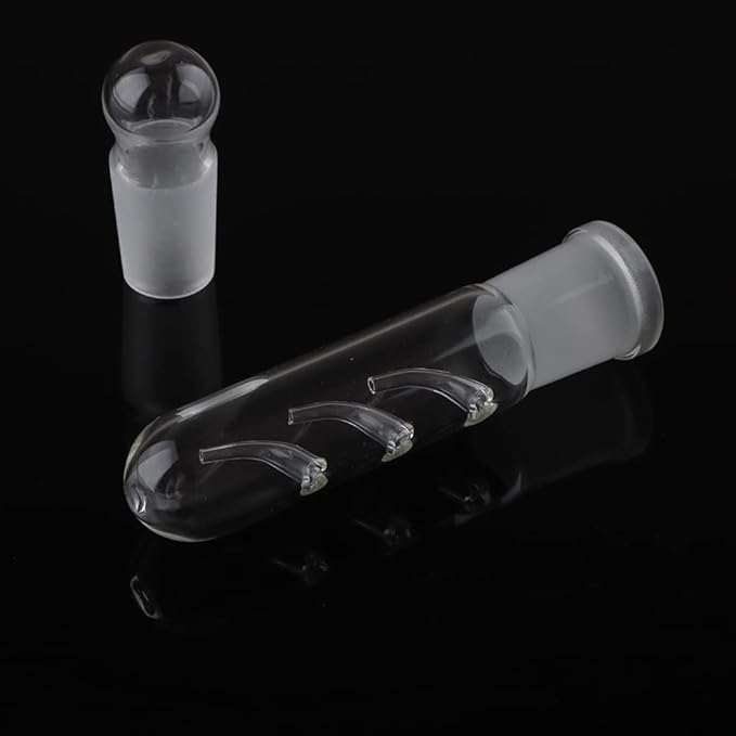 2 Pack Clear Glass Planaria Trap Catch Trap Aquarium Cleaning Supply for Dwarf Shrimp Cherry Shrimp (3 Holes)
