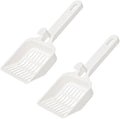 2 Pack Cat Litter Scoop Non-Stick Cat Sifting Litter Scoop Shovel with Hook Kitty Kitten Pooper Lifter Sifter Scooper for Cat Litter Box Clumping Litter Crystal Cat Litter Pellets