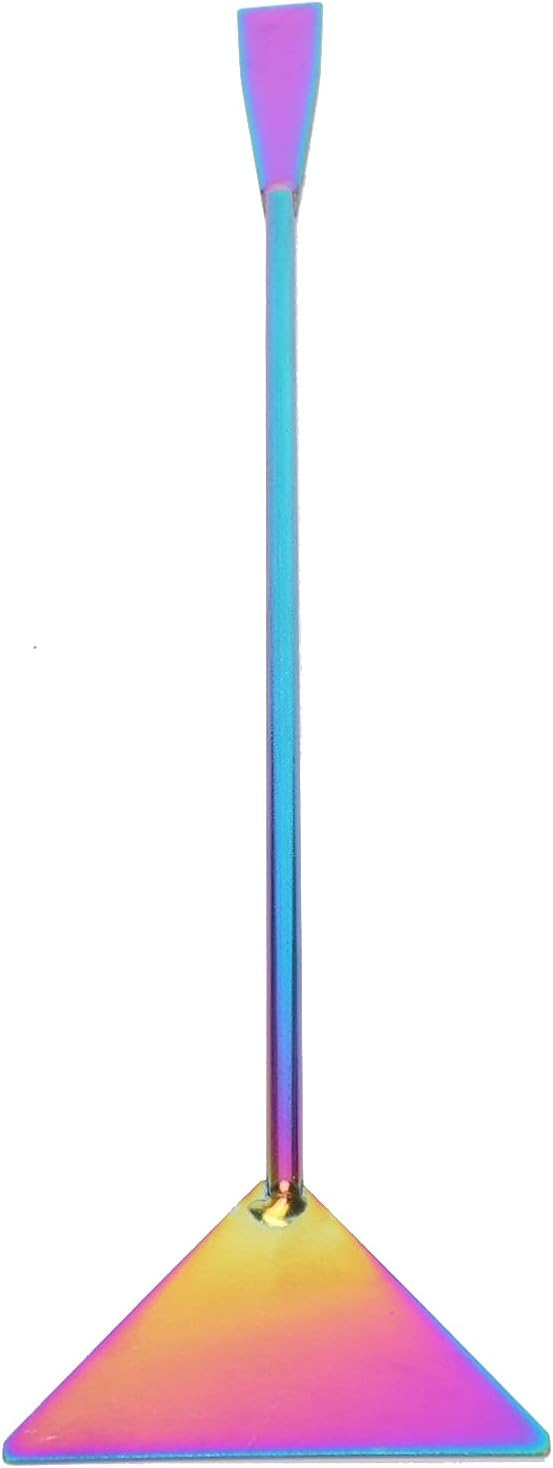 Aquarium Sand Flattener Tool, Double Headed Stainless Steel Spatula, Substrate Groomer and Plant Untangler, for Aquarium Maintenance