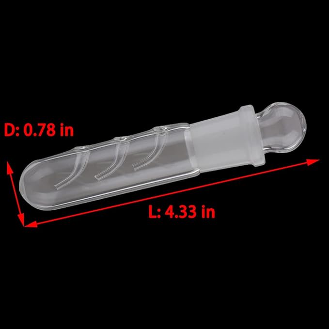 2 Pack Clear Glass Planaria Trap Catch Trap Aquarium Cleaning Supply for Dwarf Shrimp Cherry Shrimp (3 Holes)