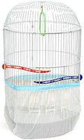 Cylinder Bird Cage Seed Catcher Mesh Max 53" Circumference, Elegant Stlish Pocket Syle Seed Catcher Covers Underneath The Cage