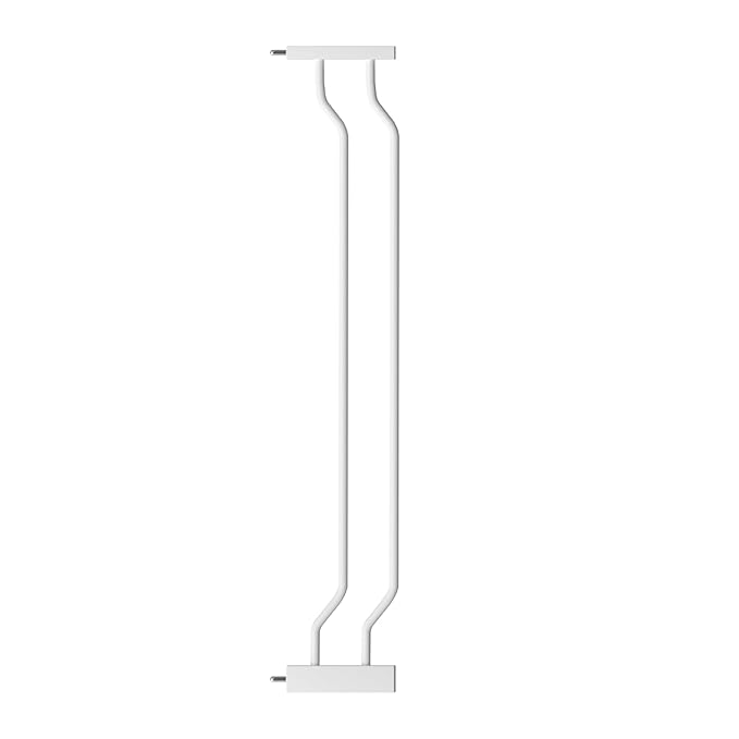 WAOWAO Baby Gate 4.71" Extra Wide Pressure Mounted Walk Through Swing Auto Close Safety White Metal Toddler Kids Child Dog Pet Puppy for Stairs,Doorways,Kitchen