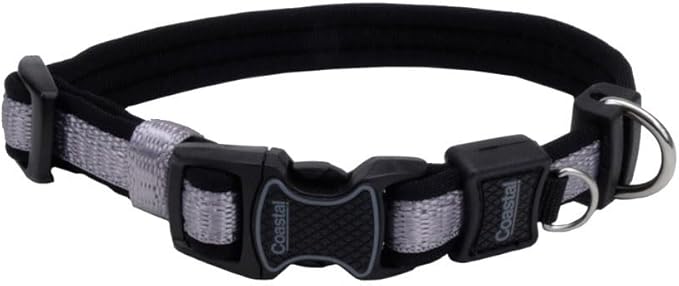 Coastal Pet - Coastal - Inspire Enhanced Core - Adjustable Collar, Grey, 5/8" x 8"-12"