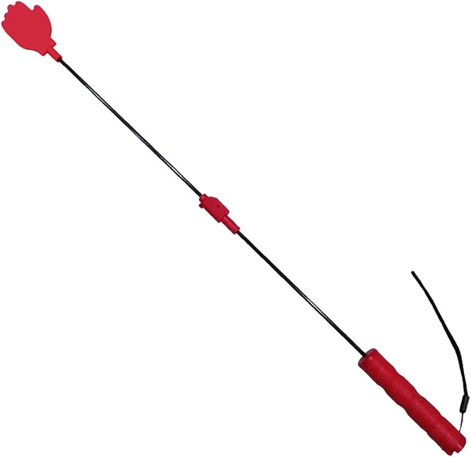 Portable Dog Training Stick Silicone Whip for Puppy Exercise with Anti Slip Handle Indoor Outdoor Training Tool