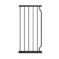 WAOWAO Baby Gate 14.17" Extra Wide Pressure Mounted Walk Through Swing Auto Close Safety Black Metal Toddler Kids Child Dog Pet Puppy for Stairs,Doorways,Kitchen