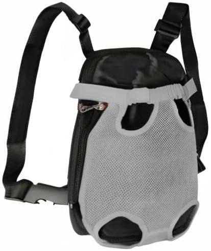 FEimaX Dog Carrier Backpack Pet Legs Out Front Cat Travel Bag, Adjustable Puppy Backpacks Carriers Hands-Free for Small Medium Dogs Cats Hiking Traveling Camping Daily Walking