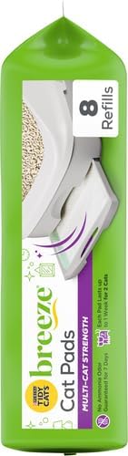Purina Tidy Cats Cat Litter Breeze Pads Refill Pack Multi Cat Litter Pads - 8 ct. Bag (Pack of 2)