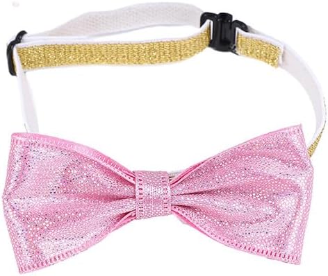 Happy Birthday Dog Party Supplies Kit - Dog Party Hat, Bandana, Bowtie & Happy Birthday Banner Decorations for Small Dogs, Puppy Birthday Outfit Accessories & Pet Birthday Party Decor (Pink)