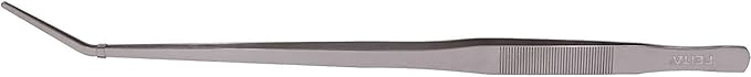 Extra Long Tweezers 18.9 Inch - FEITA Stainless Steel Curved Tip Tweezer Tongs for Aquarium Fish Tank Plants
