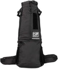 K9 Sport Sack Knavigate - X-Small, Midnight Black - Ideal for Dogs with 9-12” Back Length - Adjustable, Backpack-Style Carrier with Internal Frame & Padded Hip Belt