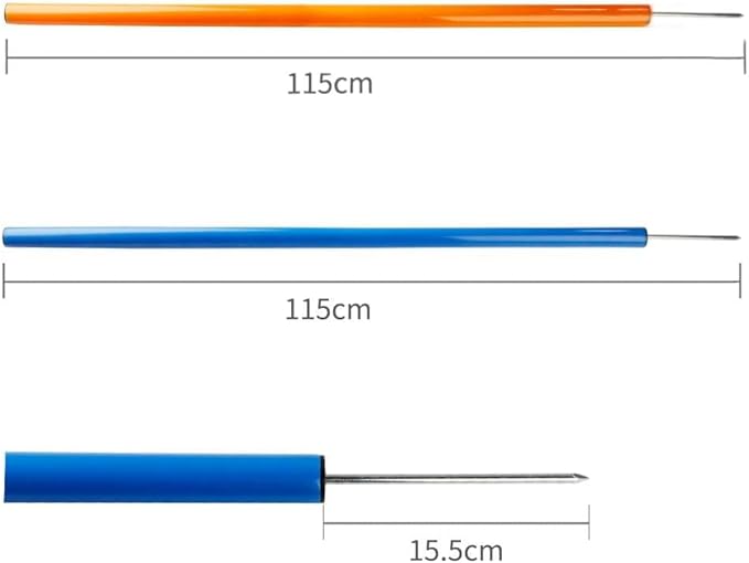 PAWISE Dog Agility Training Equipment,12 Weave Poles for Dogs with Stakes & Carry Bag, Dogg Agility Training Set for Outdoor Obstacle Course, Backyard Dog Exercise & Training Equipment for All Breeds