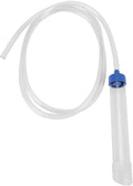 Manual Water Changer Gravel Cleaner Water Filter Syphon Tube Fluids Transfer Tool PVC Sand Vacuum Pump Fish Tank Tool (Small(Fit for: About 30L Small Fish Tank))