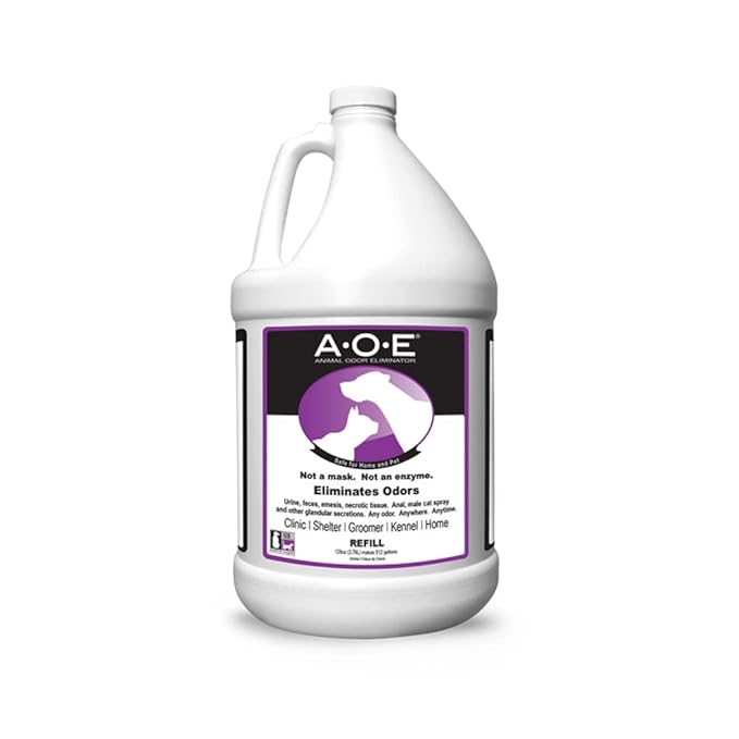 Odorcide Animal Odor Eliminator Refill ⧿ Ready to Use Pet Odor Eliminator for Strong Odor ⧿ Secretions, Spray, Feces & Urine Odor Eliminator ⧿ Safe, Non-Enzymatic Dog & Cat Odor Eliminator (128 oz)