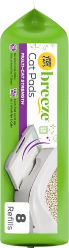 Purina Tidy Cats Cat Litter Breeze Pads Refill Pack Multi Cat Litter Pads - 8 ct. Bag (Pack of 2)