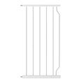 WAOWAO Baby Gate 14.16" Extra Wide Pressure Mounted Walk Through Swing Auto Close Safety White Metal Toddler Kids Child Dog Pet Puppy for Stairs,Doorways,Kitchen