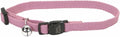 Coastal Pet New Earth Soy Adjustable Breakaway Cat Collar - Eco-Friendly, Odor-Resistant and Adjustable Cat Collar, Rose, 3/8" x 08"-12"