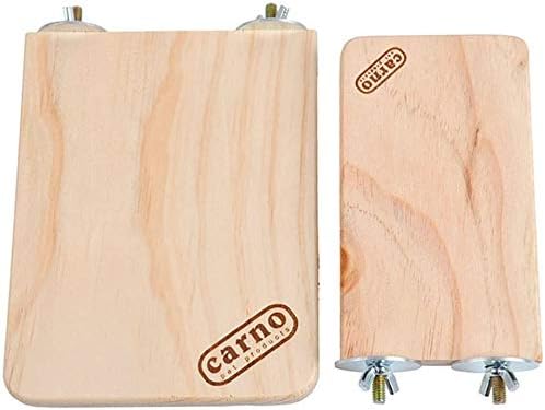 Litewoo Bird Wood Perch Platform Stand Shelf for Birds Budgie Parakeet Cockatiel Conure Cockatoo（Small）