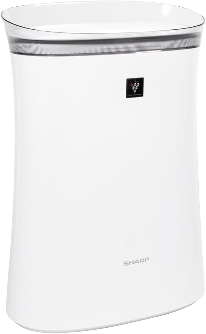 SHARP Air Purifier for Medium Rooms – Covers up to 1,253 sqft in one hour, True HEPA Filter Air Purifier for Pets, Dust, Smoke, Pollen - FPK50UW