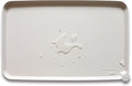 Hoki Found Silicone Pet Food Tray - High-Lips Dog Cat Bowl Mats - Waterproof Dog Cat Food Mats - Colors: Cream Brown