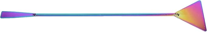 Aquarium Sand Flattener Tool, Double Headed Stainless Steel Spatula, Substrate Groomer and Plant Untangler, for Aquarium Maintenance