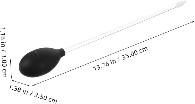 2pcs Fish Tank Water Changer Aquarium Cleaning Tool with Manual Pipette Long Coral Tools Feeder for Home (35cm Tube Clear)